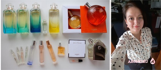 Моя коллекция: Les Jardins, L`Ambre Des Merveilles, Elixir des Merveilles, Santal Massoia, Poivre Samarcande, Ambre Narguile, Vetiver Tonka, Iris Ukiyoe, Kelly Caleche Eau de Parfum, Jour d`Hermes Absolu,  Jour d`Hermes Parfum, Terre d`Hermes, Voyage d`Hermes Eau de Toilette