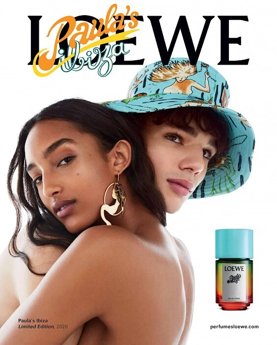 Модели Мона Тугаард и Фернандо Линдес в ароматной кампании Loewe Paulas Ibiza