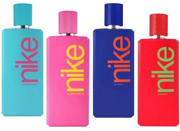 Nike Azure Woman, Nike Pink Woman, Nike Indigo Man и Nike Red Man от Nike