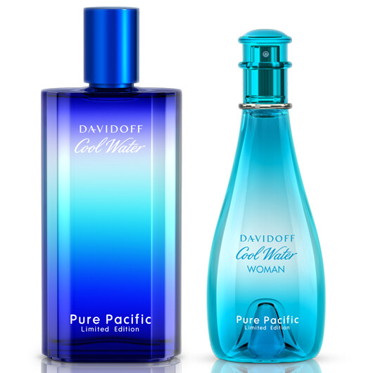 Cool Water Pure Pacific – новый парфюмерный дуэт от Davidoff