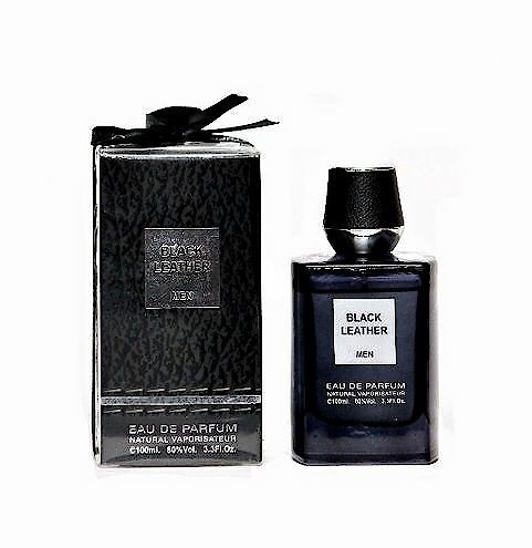 black leather men perfume