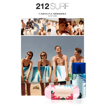 Новая коллекция летних ароматов 212 Surf от Carolina Herrera