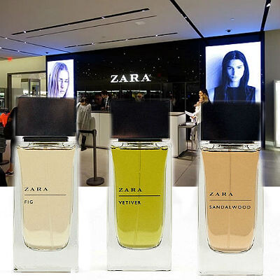 Zara Fig, Zara Vetiver и Zara Sandalwood от Zara