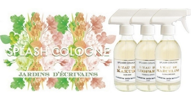 Коллекция ароматов Splash Colognes от Jardins d’Ecrivains