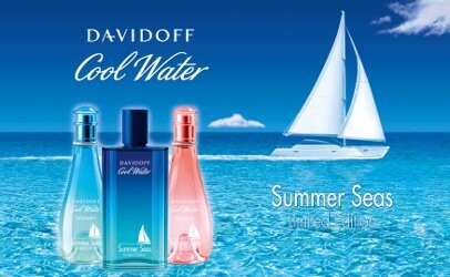 Новые летние ароматы Cool Water Summer Seas от Davidoff