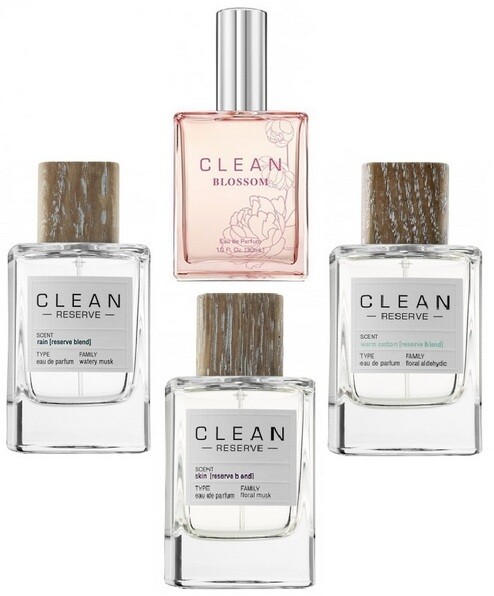 Blossom, Rain, Skin и Warm Cotton от Clean