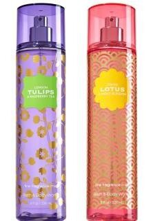 London Tulips & Raspberry Tea и Tokyo Lotus & Apple Blossom от Bath and Body Works
