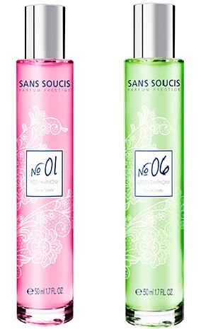 No 1 Rosy Harmony и No 6 Green Symphony от Sans Soucis