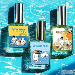 Swimming Pool Moomin, Green Picnic и Ocean Breeze от Demeter Fragrance