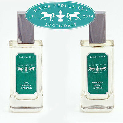 Lime, Gardenia & Benzoin и Mandarin, Neroli & Cedar от Dame Perfumery Scottsdale