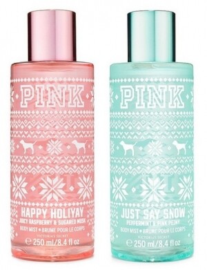 Pink Happy Holiyay и Pink Just Say Snow от Victoria`s Secret