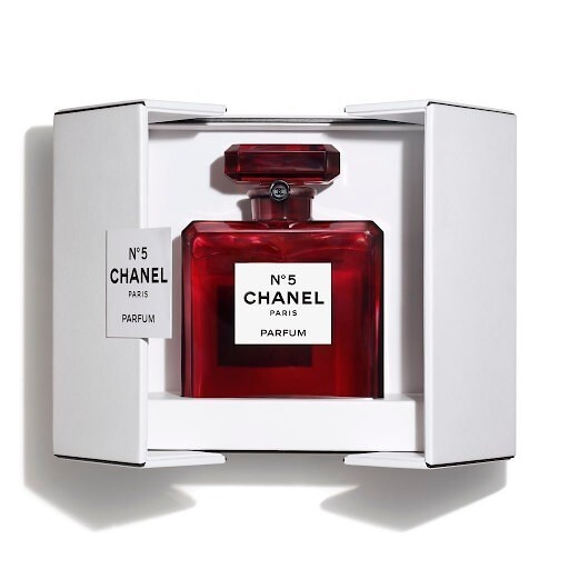 chanel perfume red box