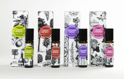 Rose Garden, Lavender Walk, Citrus Escape и Cedar Retreat от Tisserand