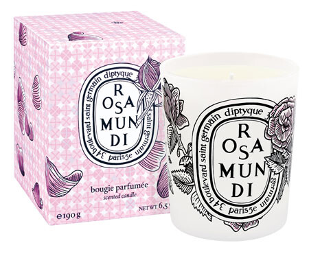 Ароматическая свеча Rosa Mundi от Diptyque