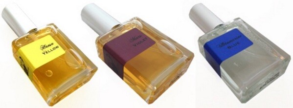 Hansa Yellow, Mars Violet и Ultramarine Blue от DSH Perfumes