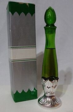 Avon Empire Green Bud Vase - Sonnet