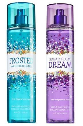 Frosted Wonderland и Sugar Plum Dream от Bath and Body Works
