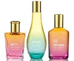 Love Etc…Sun Kiss, Dreams Unlimited Sun Fresh и White Musk Sun Glow – три новых аромата от The Body Shop
