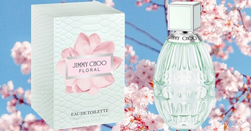 Нектарин, магнолия и абрикосовый цвет. Floral Jimmy Choo