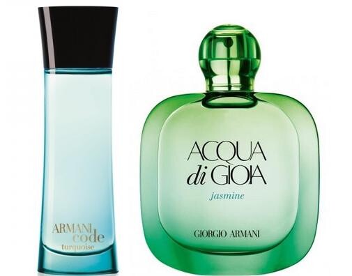 Armani Code Turquoise for Men и Acqua Di Gioia Jasmine от Giorgio Armani