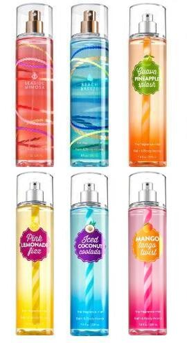 Новая коллекция летних ароматов от Bath and Body Works