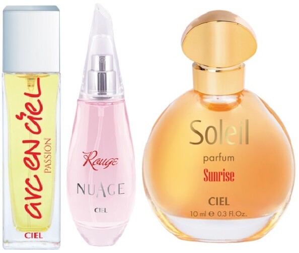 Arc-en-Ciel Passion, Nuage Rouge и Soleil Sunrise от CIEL Parfum