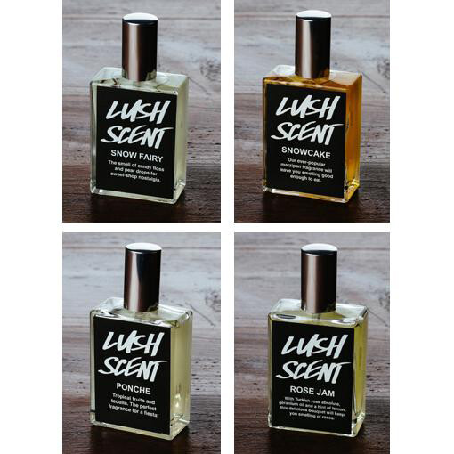 Ponche, Rose Jam, Snowcake и Snow Fairy от Lush