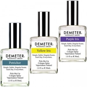 Petrichor, Purple Iris и Yellow Iris от Demeter Fragrance