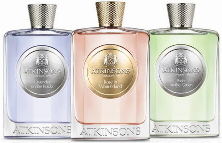 Lavender on the Rocks, Posh on the Green и Rose in Wonderland от Atkinsons