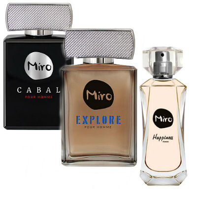 Cabal Pour Homme, Explore и Happiness Femme от Miro