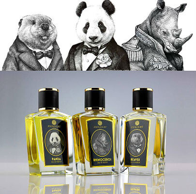 Beaver, Panda и Rhinoceros от Zoologist Perfumes