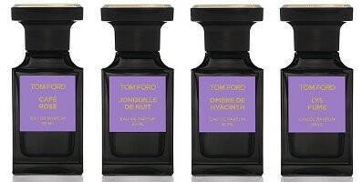 Cafe Rose, Jonquille de Nuit, Lys Fume и Ombre de Hyacinth от Tom Ford – четыре новых аромата от всемирно известного американского модного бренда