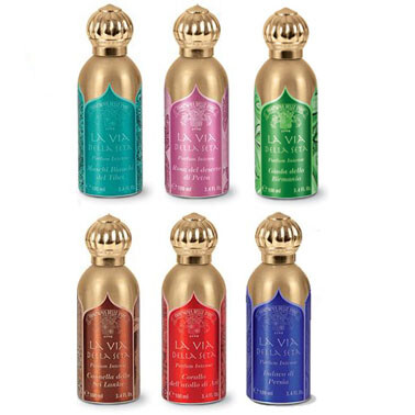 Новая коллекция восточных ароматов La Vie Della Seta от бренда Compagnia Delle Indie: Petra Desert Rose, Tibet White Musk, Persian Indigo, Ari Atoll Coral, Sri Lanka Cinnamon, Burma Jade