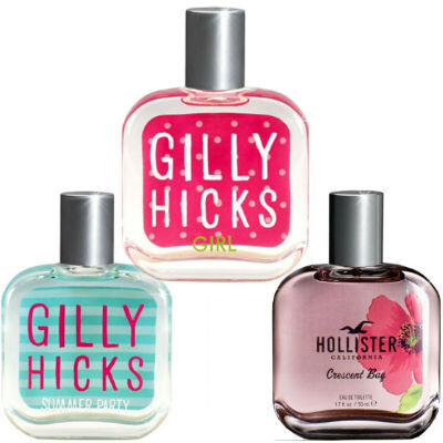 Gilly Hicks Girl, Gilly Hicks Summer Party и Crescent Bay от Hollister