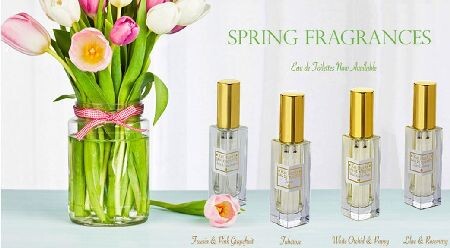 Freesia & Pink Grapefruit, Lilac & Rosemary, White Orchid & Poppy и Tuberose от Kat Burki