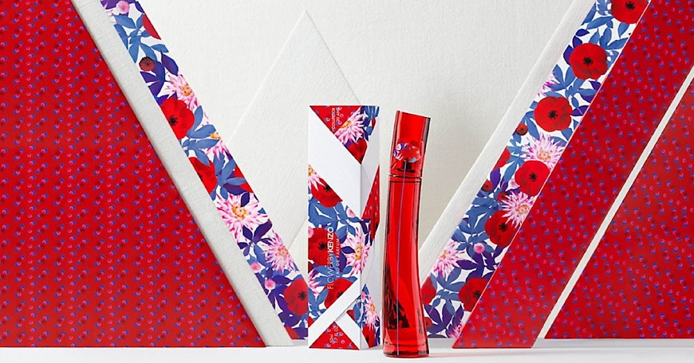Kenzo выпустят юбилейную версию Flower by Kenzo в алом флаконе