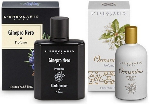 Ginepro Nero и Osmanthus от L`Erbolario
