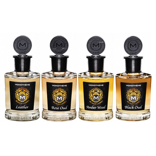 Amber Wood, Leather, Black Oud и Rose Oud от Monotheme Fine Fragrances Venezia