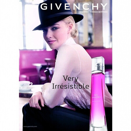 Известная актриса Аманда Сейфрид (Amanda Seyfried) стала новым лицом парфюма Very Irresistible бренда Givenchy