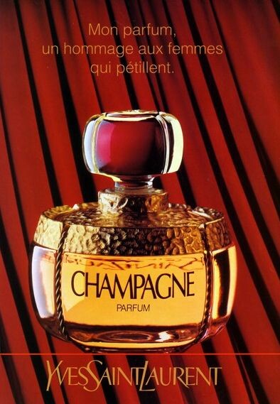 yves saint laurent perfume champagne