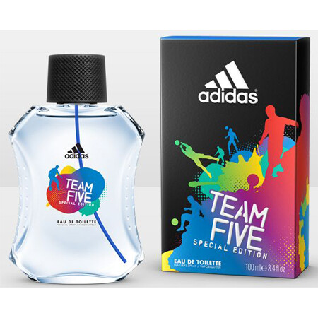 Team Five от Adidas – специальное издание нового мужского аромата, вдохновленного футболом