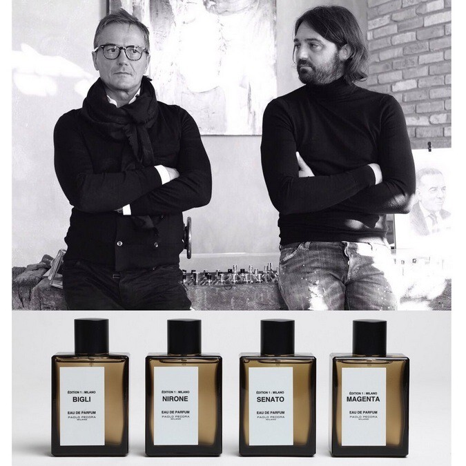 Paolo Pecora and Mirko Buffini with perfumes Edition 1_Milano.JPG