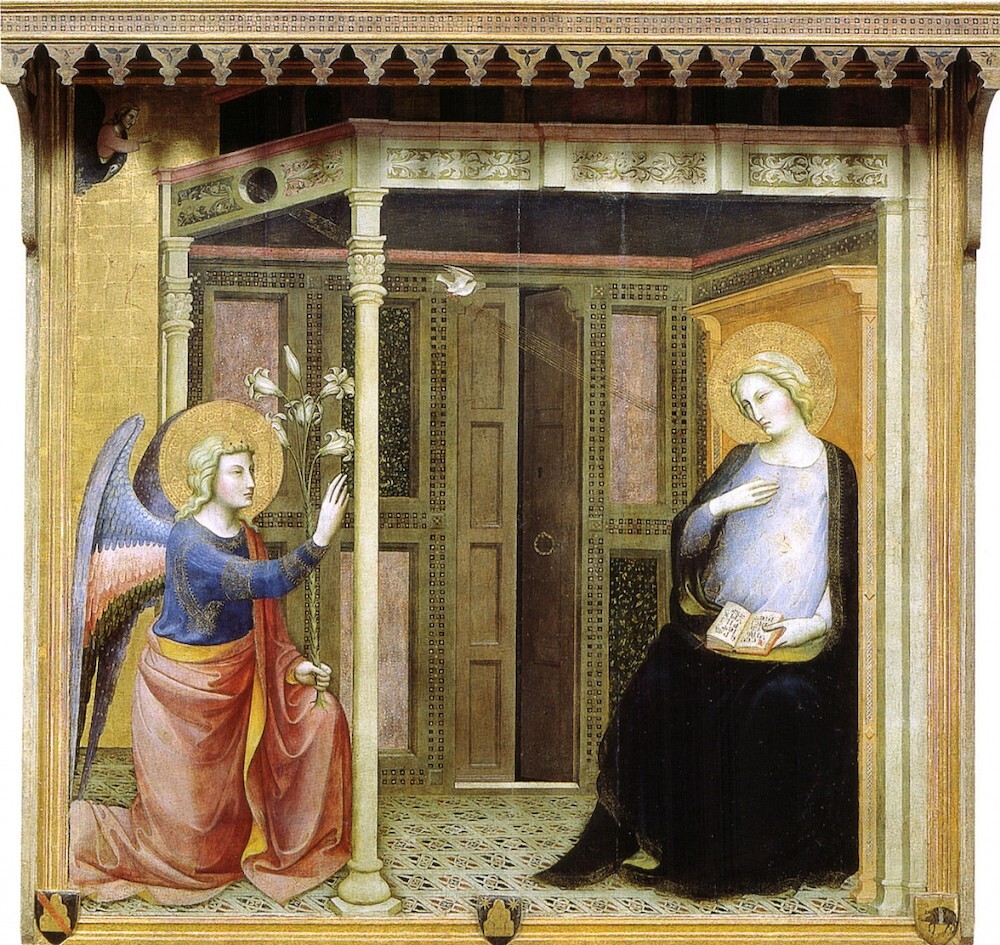 «Благовещение», Master of the Straus Madonna. XIV век. 