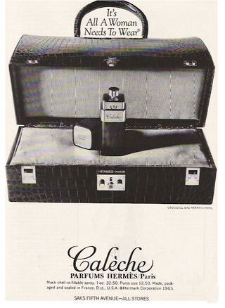 Рекламный плакат Calèche, 1960-е годы