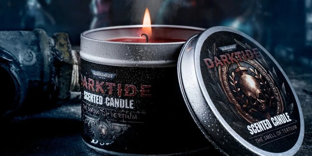 На заметку геймерам: свеча Darktide по мотивам Warhammer 40,000
