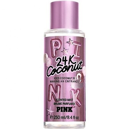 pink coconut body mist