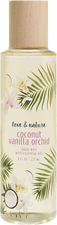 Love & Nature Coconut Vanilla Orchid Body Mist