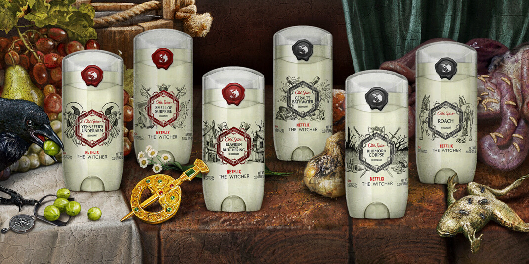 Old Spice выпустили дезодорант «Вода из бадьи Геральта» к премьере «Ведьмака»