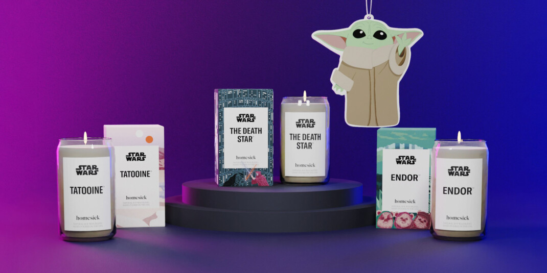 Homesick выпустили свечи по мотивам киновселенной «Звездных войн»