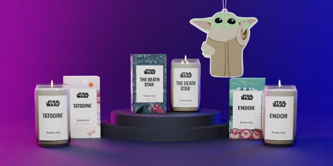 Homesick выпустили свечи по мотивам киновселенной «Звездных войн»